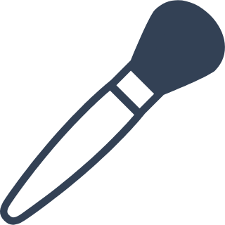 an icon of a make-up brush